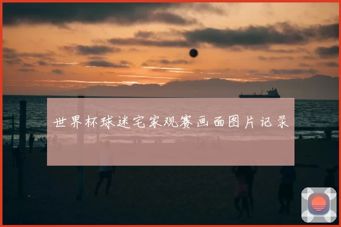 世界杯球迷宅家观赛画面图片记录