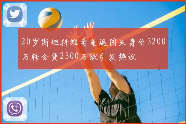 20岁斯坦科维奇重返国米身价3200万转会费2300万欧引发热议