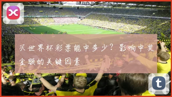 买世界杯彩票能中多少？影响中奖金额的关键因素