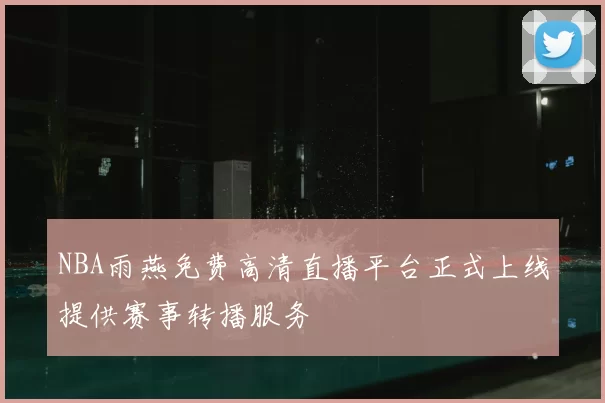 NBA雨燕免费高清直播平台正式上线提供赛事转播服务